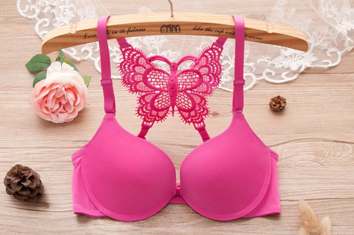 Front Open Butterfly Padded Bra