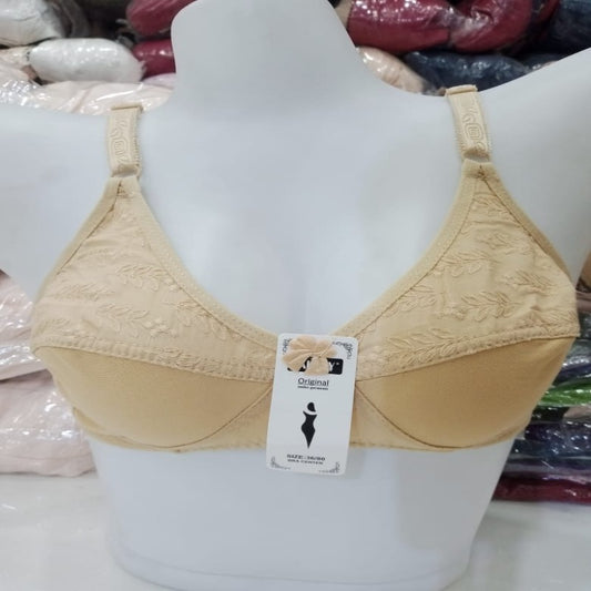 Non padded Chicken cotton Bra for women