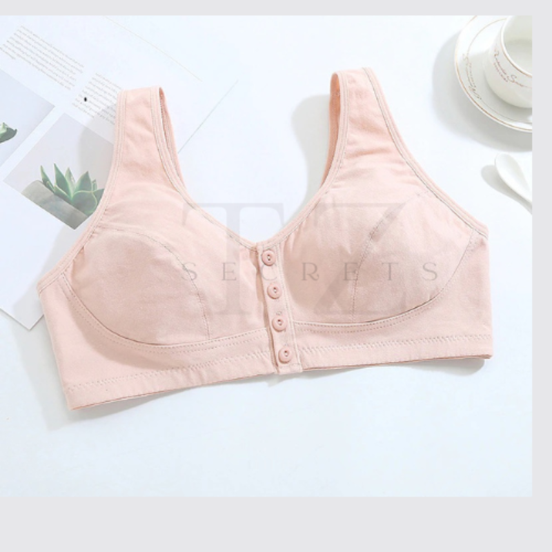 Front Open Cotton Bra