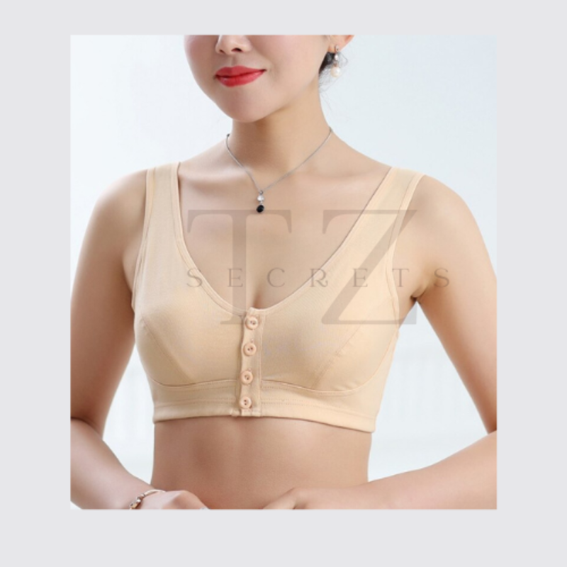 Front Open Cotton Bra