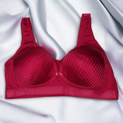 Front Open Women Padded Silk and Soft Bra