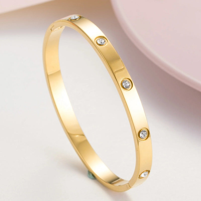 Luxury Designers Jewelry Golden Bracelet