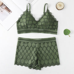 New Leafy Bra panty Set