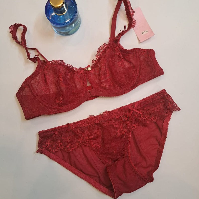 Strawberry / Print Milk Silk Bra & Panty Set – Glamour Secrets