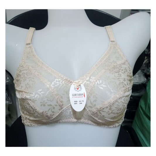 Non padded Soft Net Bra