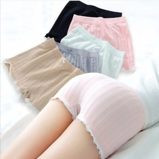 New Safety Shorts Lace Solid Colors