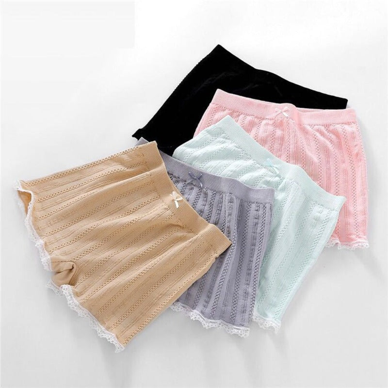 New Safety Shorts Lace Solid Colors