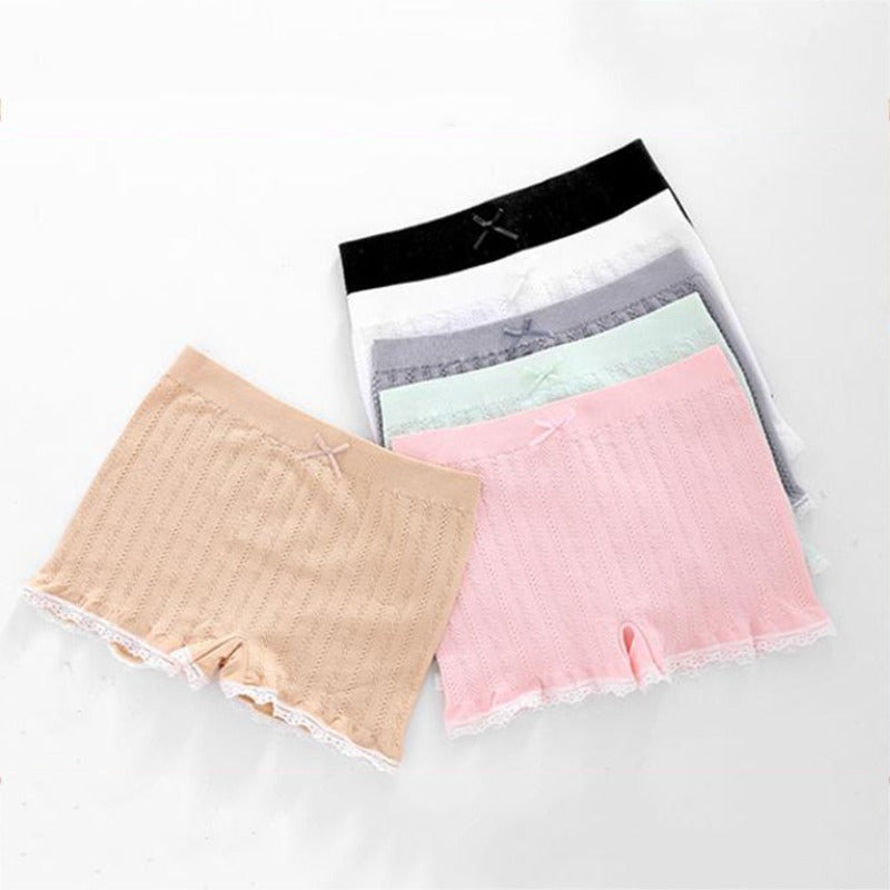 New Safety Shorts Lace Solid Colors